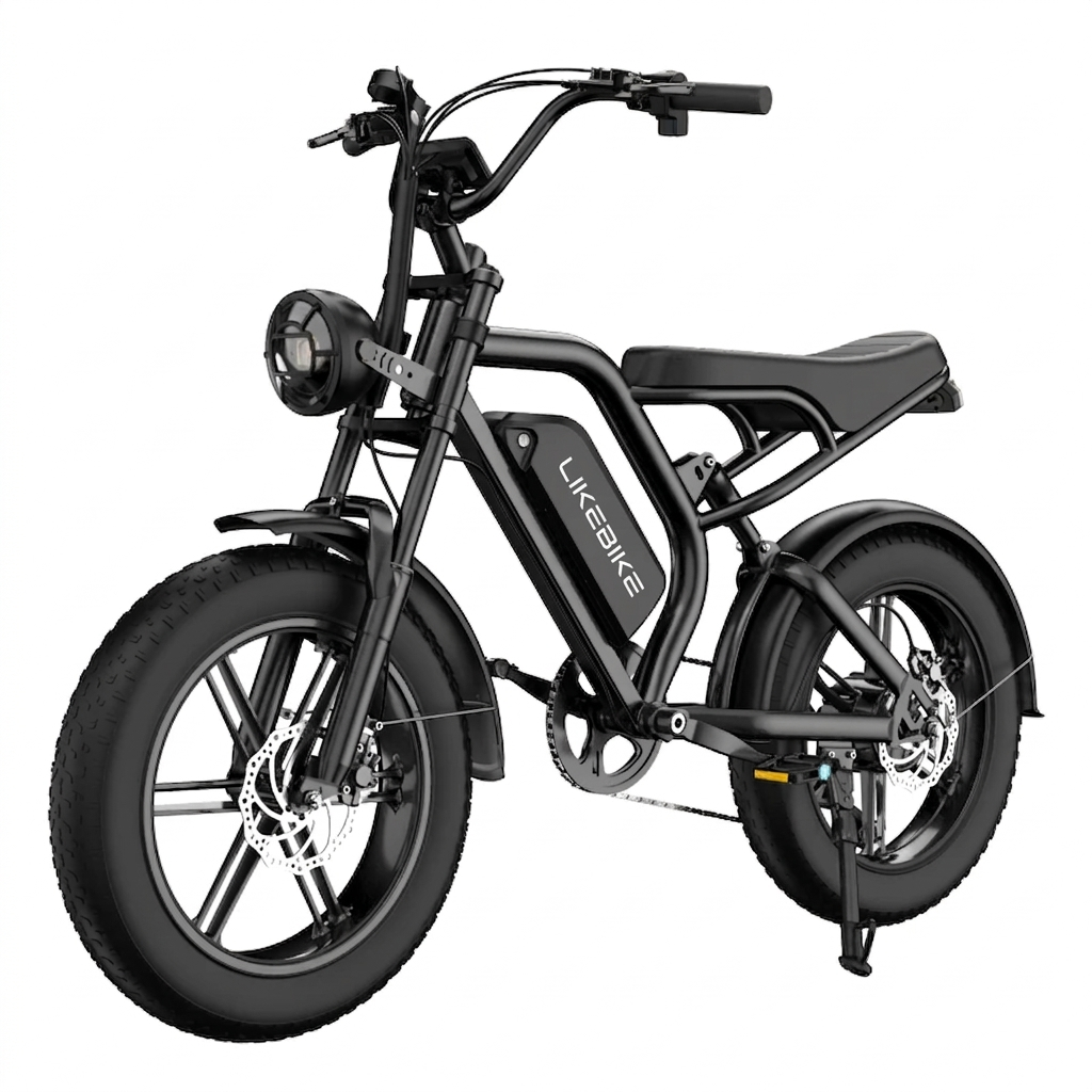LikeBike Bicicleta Elétrica U15 com Pneus Largos e Alta Autonomia