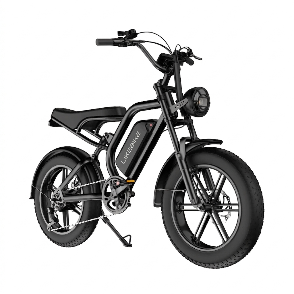 LikeBike Bicicleta Elétrica U15 com Pneus Largos e Alta Autonomia