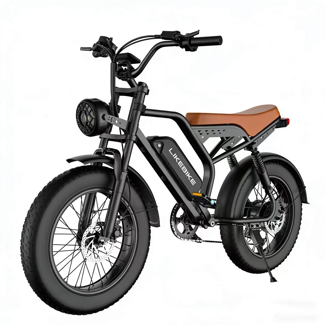 LikeBike Bicicleta Elétrica U11 com Pneus Largos e Alta Autonomia