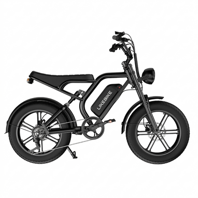 LikeBike Bicicleta Elétrica U15 com Pneus Largos e Alta Autonomia