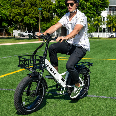 Bicicleta Elétrica Dobrável Cityfun S para Adultos, Ideal para Deslocamentos Urbanos, Motor de 500W, Velocidade Máxima 32 km/h, Autonomia de 46 km, Pneus Antiderrapantes de 20 Polegadas