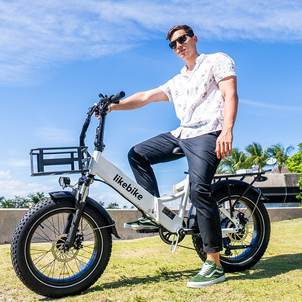 Bicicleta Elétrica Dobrável Cityfun S para Adultos, Ideal para Deslocamentos Urbanos, Motor de 500W, Velocidade Máxima 32 km/h, Autonomia de 46 km, Pneus Antiderrapantes de 20 Polegadas