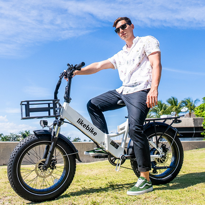 Bicicleta Elétrica Dobrável Cityfun S para Adultos, Ideal para Deslocamentos Urbanos, Motor de 500W, Velocidade Máxima 32 km/h, Autonomia de 46 km, Pneus Antiderrapantes de 20 Polegadas