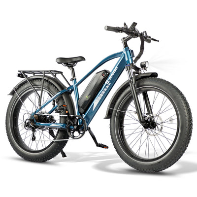 Bicicleta Elétrica Likebike Lander  com pneus largos, motor de 500W e bateria de 48V 13Ah