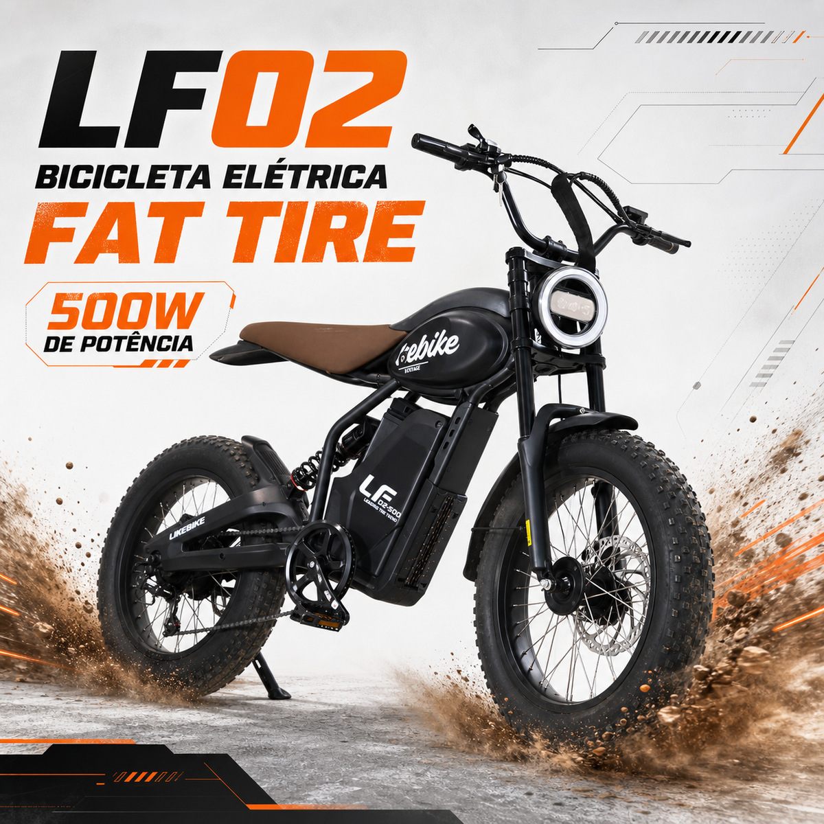 Likebike Bicicleta Elétrica Modelo LF02