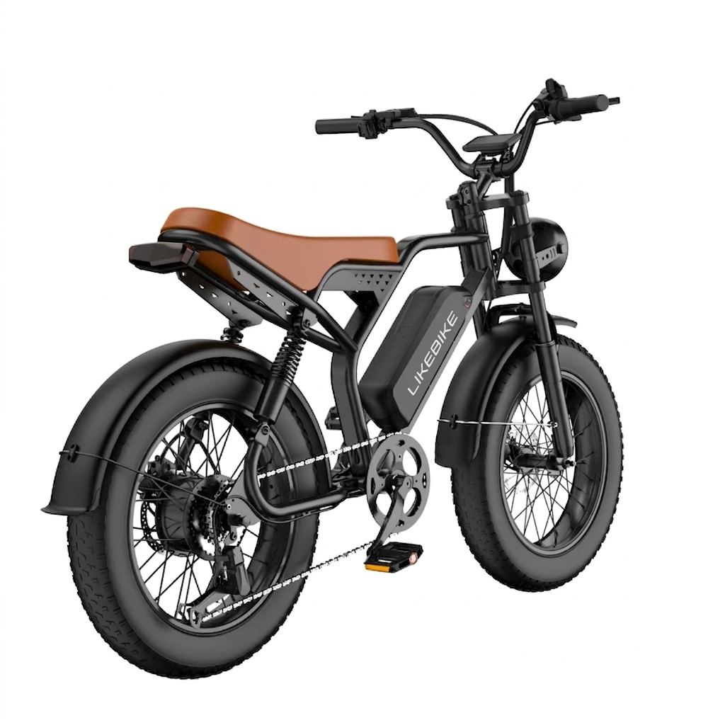 LikeBike Bicicleta Elétrica U11 com Pneus Largos e Alta Autonomia