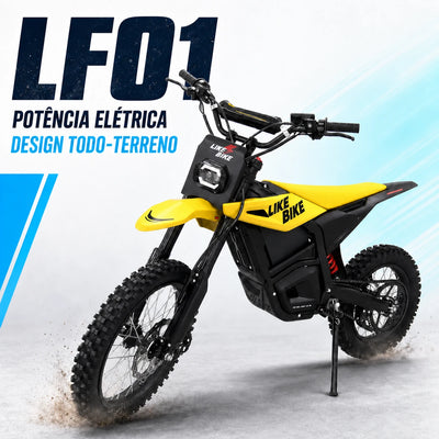 Moto Elétrica Likebike LF01 1000W 48V 23Ah - Off-Road